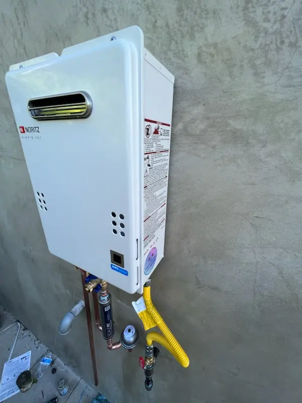 Tankless water heater installation for Corbett homes